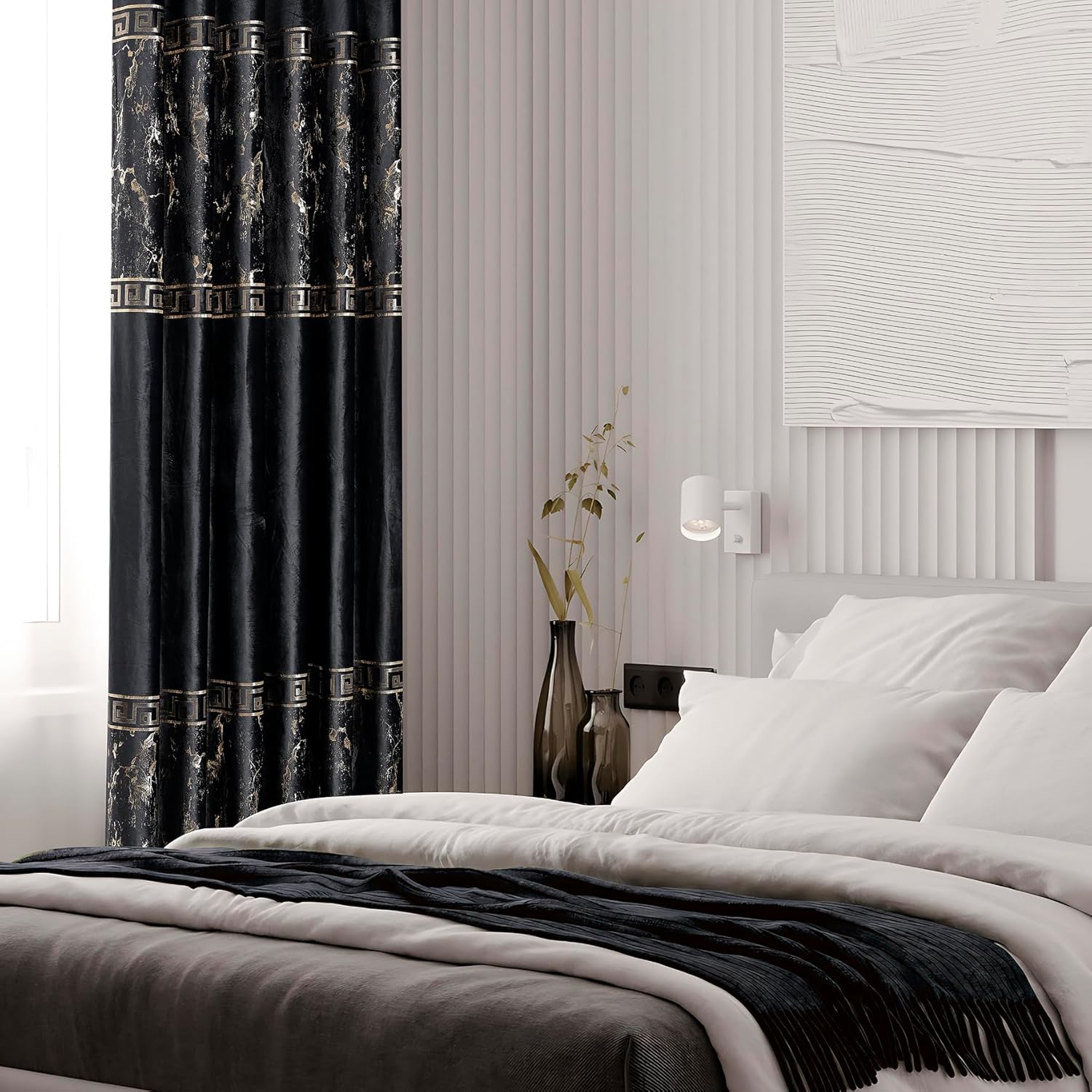 Luxury Velvet Curtain Pair