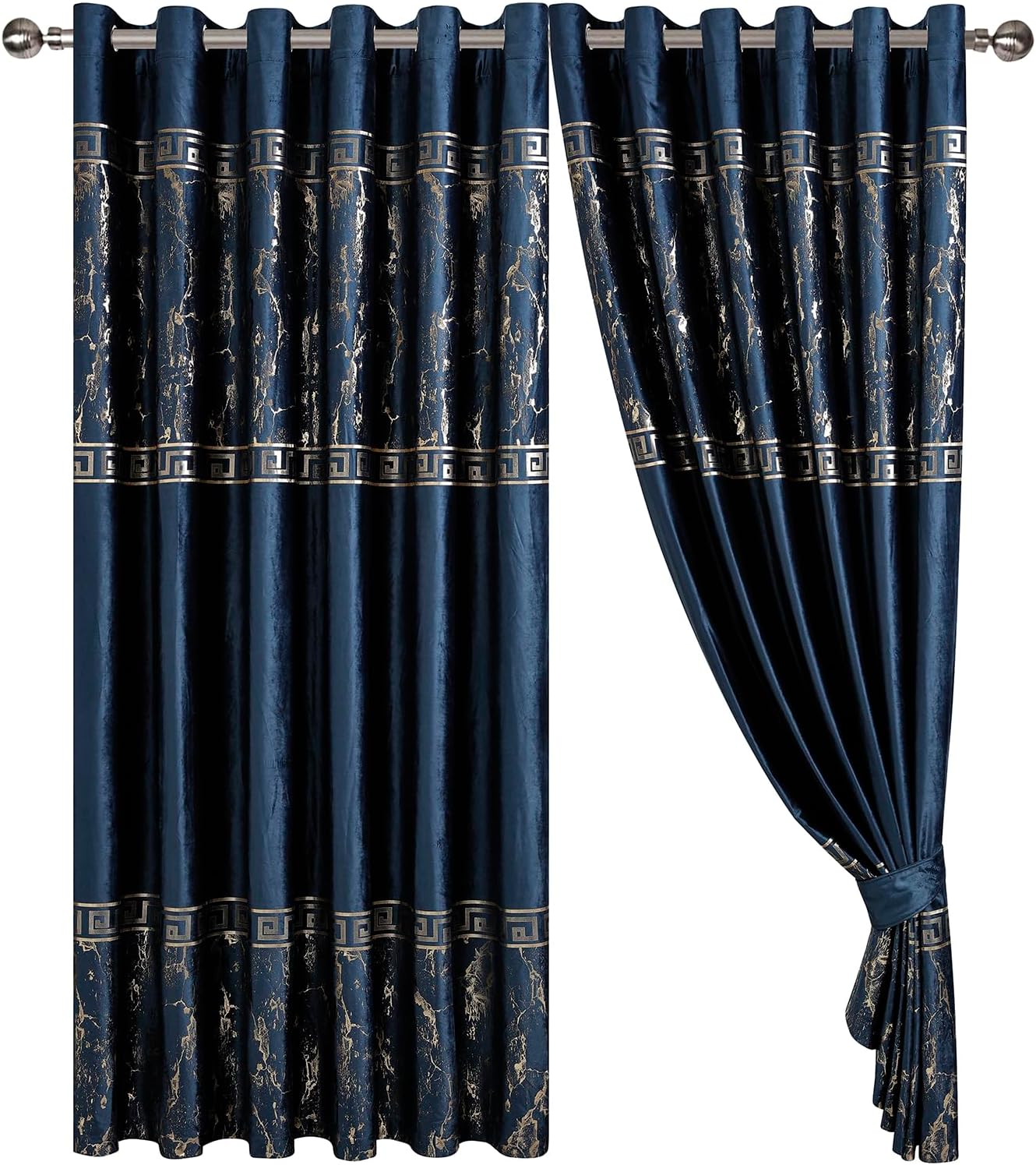 Luxury Velvet Curtain Pair