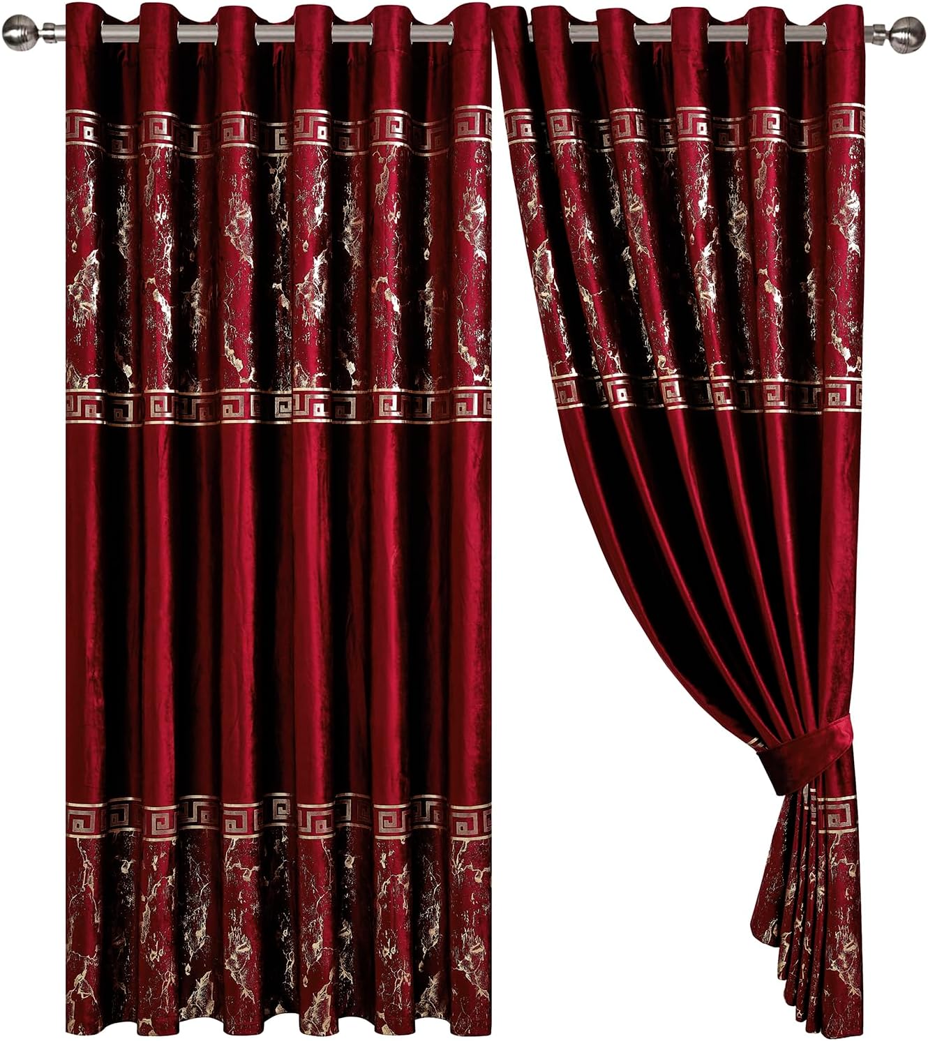 Luxury Velvet Curtain Pair