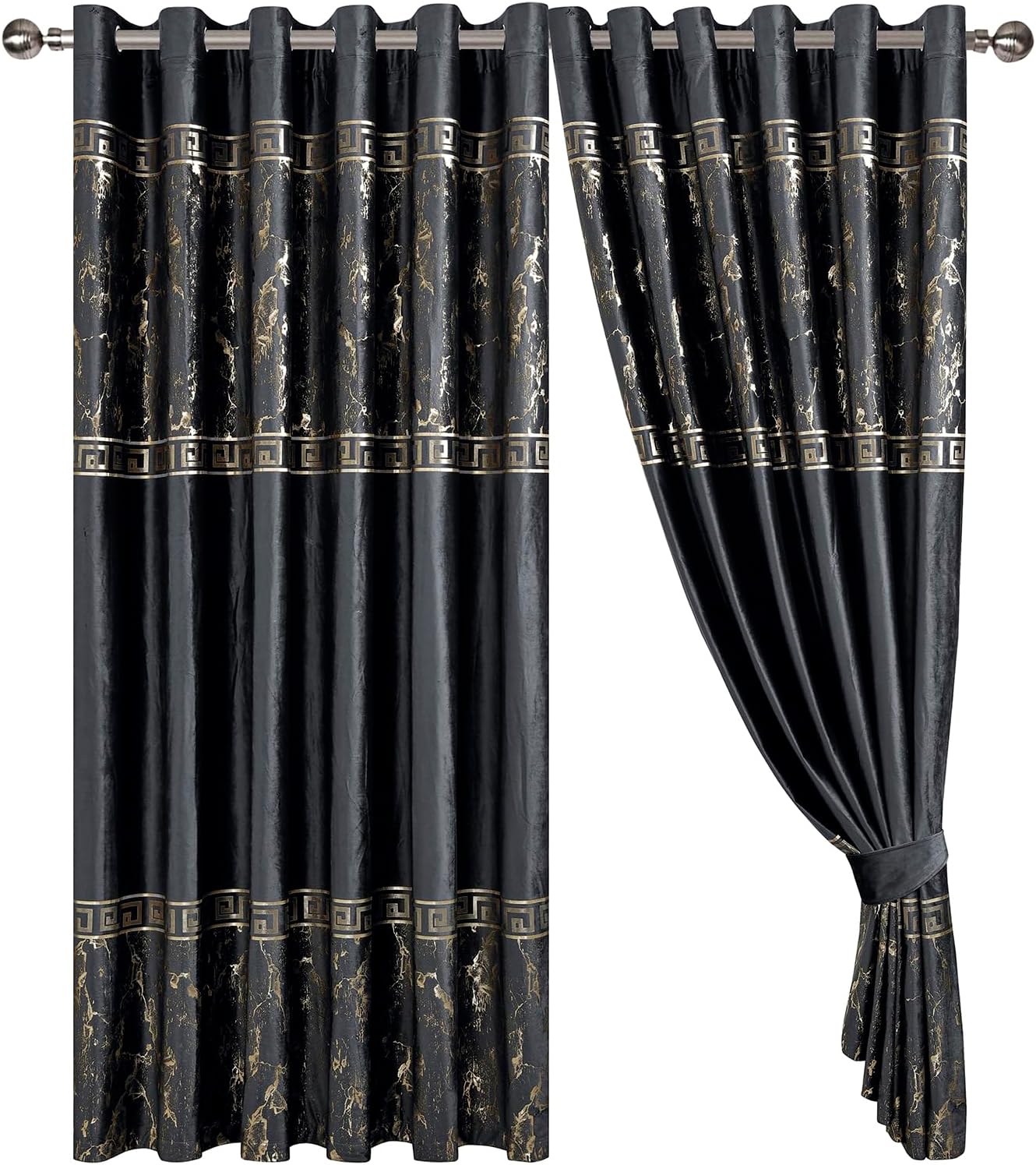 Luxury Velvet Curtain Pair