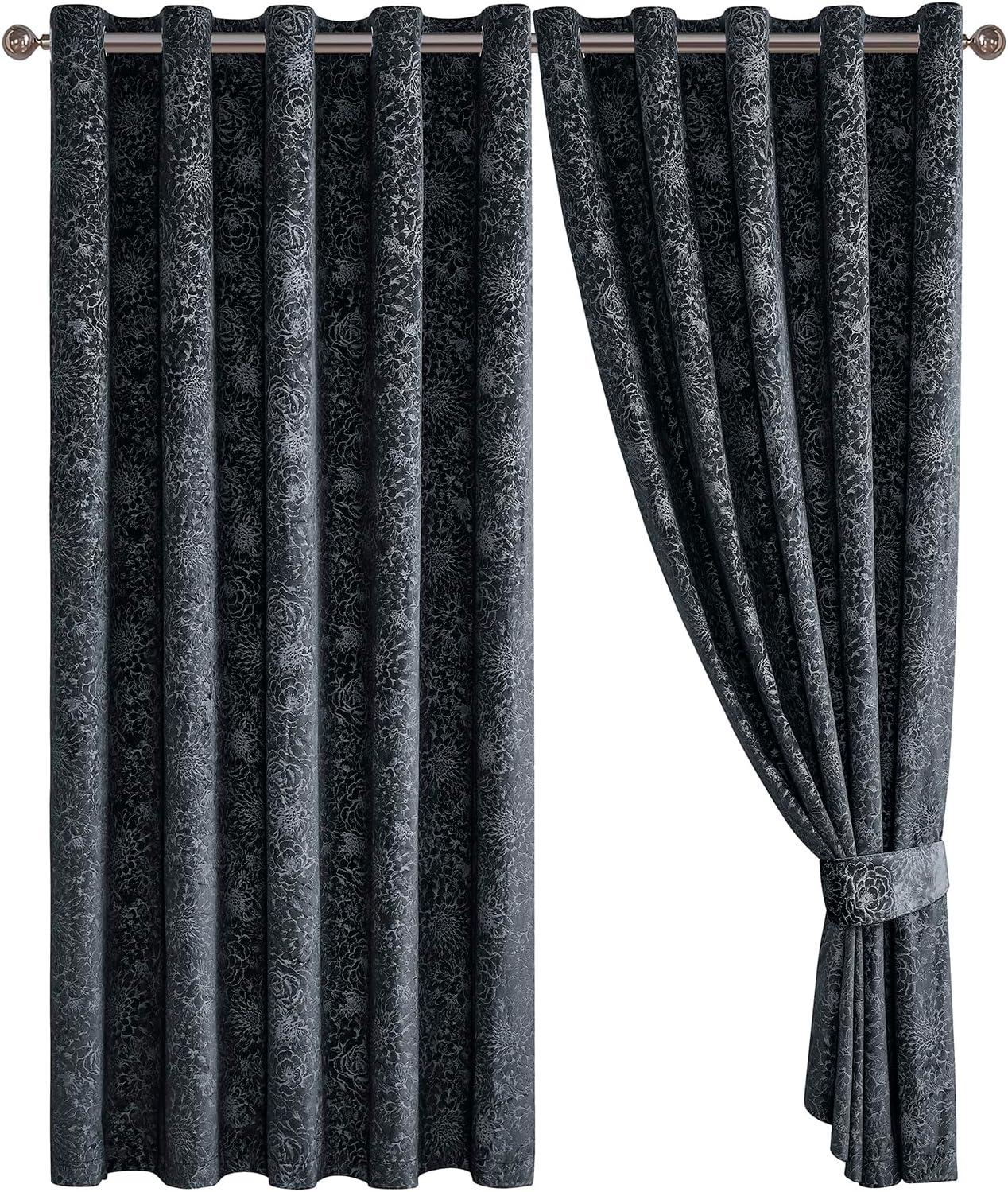 Luxury Velvet Curtain Pair