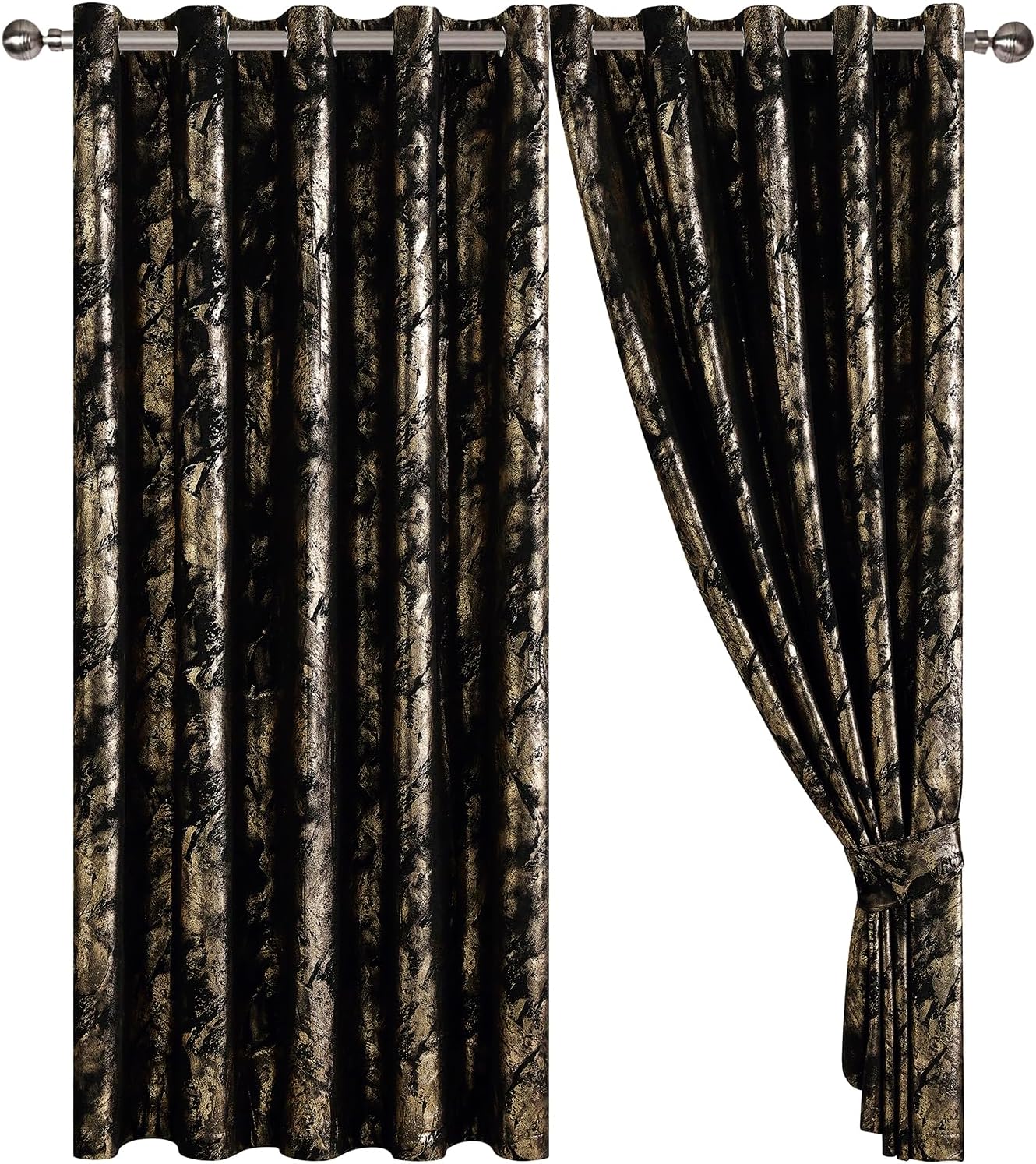 Luxury Velvet Curtain Pair