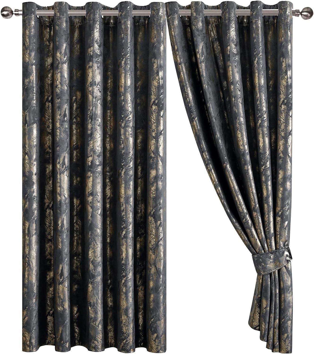 Luxury Velvet Curtain Pair