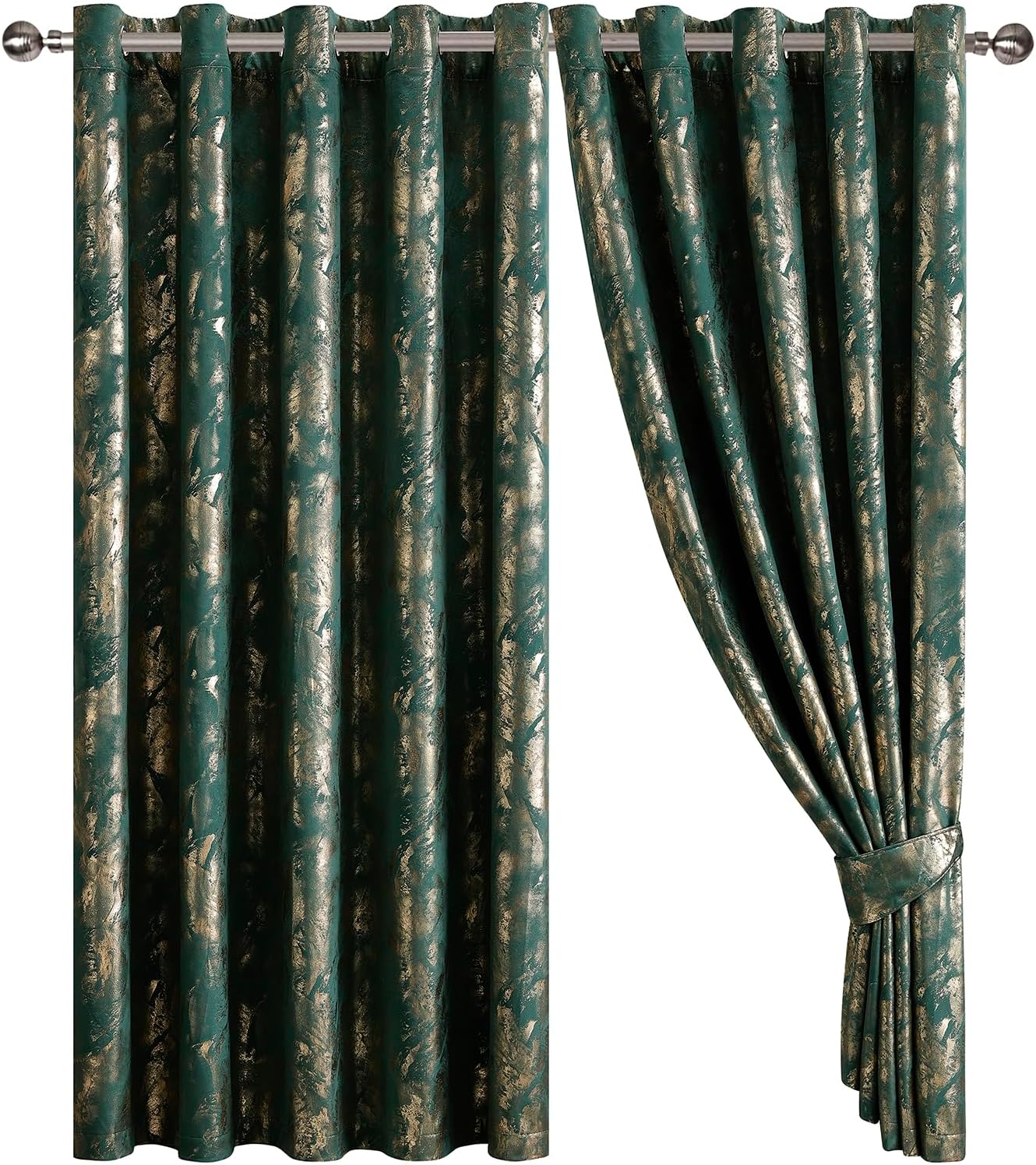 Luxury Velvet Curtain Pair