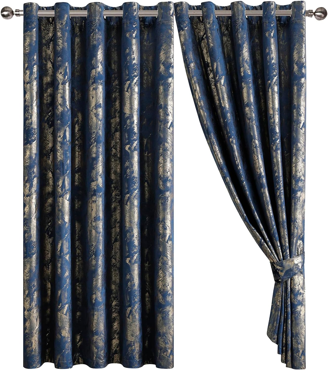 Luxury Velvet Curtain Pair