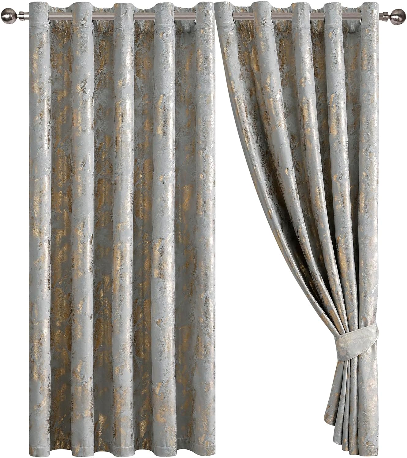 Luxury Velvet Curtain Pair