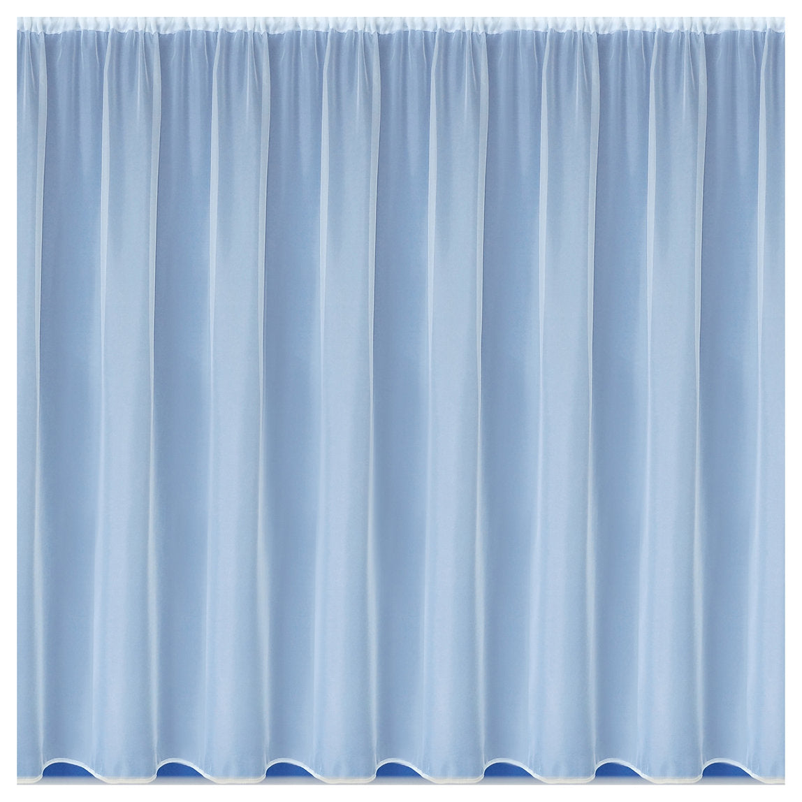 Albany White Net Curtain